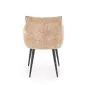 Krzesło tapicerowane K559 beżowe z podłokietnikami I sklep meblowy MIRAT.