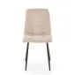 Krzesło tapicerowane K560 beżowe pikowane I sklep meblowy MIRAT. styl LOFT