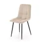 Krzesło tapicerowane K560 beżowe pikowane I sklep meblowy MIRAT. styl LOFT