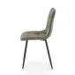 Krzesło tapicerowane K560 oliwkowe loftowe I sklep meblowy MIRAT. styl LOFT