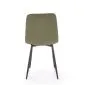 Krzesło tapicerowane K560 oliwkowe loftowe I sklep meblowy MIRAT. styl LOFT