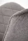 Krzesło tapicerowane K561 szare pikowane I sklep meblowy MIRAT. styl GLAMOUR, LOFT