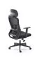 Fotel biurowy SONAR czarny z regulowanymi podłokietnikami I sklep meblowy MIRAT.