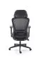 Fotel biurowy SONAR czarny z regulowanymi podłokietnikami I sklep meblowy MIRAT.