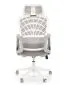 Fotel biurowy VESUVIO 2 szary/biały młodzieżowy I sklep meblowy MIRAT.