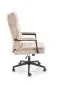 Fotel biurowy ADRIANO beżowy tapicerowany I sklep meblowy MIRAT.