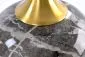 Stolik kawowy ROSA 50x50 biały marmur/szary marmur/złoty okrągły I sklep meblowy MIRAT. styl GLAMOUR