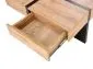 Stolik kawowy SEVILLA S 80x80 dąb craft/czarny z szufladami I sklep meblowy MIRAT. styl LOFT