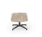 Fotel DARIO beżowy z podnóżkiem tapicerowany I sklep meblowy MIRAT.
