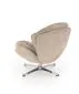 Fotel tapicerowany GUIDO beżowy obrotowy I sklep meblowy MIRAT.