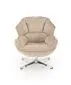Fotel tapicerowany GUIDO beżowy obrotowy I sklep meblowy MIRAT.