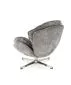 Fotel tapicerowany GUIDO szary obrotowy 360° I sklep meblowy MIRAT.