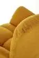 Fotel bujany VASCO musztardowy tapicerowany I sklep meblowy MIRAT.