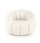 Fotel GASPAR kremowy boucle I sklep meblowy MIRAT.