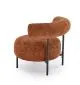Fotel HAZARD cynamonowy niski I sklep meblowy MIRAT.