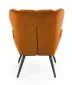 Fotel uszak TYRION VELVET cynamonowy welurowy I sklep meblowy MIRAT.