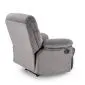 Fotel rozkładany DRAGER VELVET szary z wysuwanym podnóżkiem I sklep meblowy MIRAT.