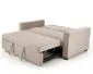 Sofa rozkładana z funkcją spania PAULINIO beżowa do salonu I sklep meblowy MIRAT.