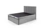 Łóżko kontynentalne ASENTO 160x200 szare do sypialni I sklep meblowy MIRAT. styl GLAMOUR
