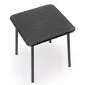 Stolik ogrodowy BOSCO 70x70 czarny 4-osobowy I sklep meblowy MIRAT.