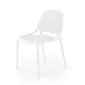 Krzesło K532 białe z tworzywa PVC ogrodowe I sklep meblowy MIRAT.