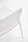 Krzesło K532 białe z tworzywa PVC ogrodowe I sklep meblowy MIRAT.