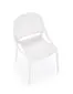 Krzesło K532 białe z tworzywa PVC ogrodowe I sklep meblowy MIRAT.