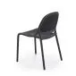 Krzesło K532 czarne z tworzywa PVC do ogrodu I sklep meblowy MIRAT.