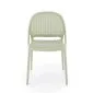 Krzesło K532 miętowe z tworzywa PVC na taras I sklep meblowy MIRAT.