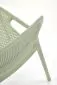 Krzesło K532 miętowe z tworzywa PVC na taras I sklep meblowy MIRAT.