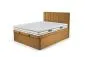 Łóżko kontynentalne ASENTO 160x200 musztardowe glamour I sklep meblowy MIRAT. styl GLAMOUR