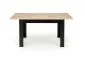 Stół rozkładany BAGIO 120(160)x80 dąb artisan/czarny w stylu skandynawskim I sklep meblowy MIRAT. styl SKANDYNAWSKI
