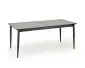 Stół rozkładany CHARLES 180(260)x90 szary marmur/czarny 10-osobowy I sklep meblowy MIRAT. styl LOFT