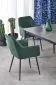 Krzesło tapicerowane K558 VELVET zielone na metalowych nogach I sklep meblowy MIRAT.