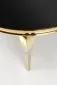 Stół okrągły REGINALD 2 120x120 czarny/złoty w stylu ludwikowskim I sklep meblowy MIRAT. styl GLAMOUR