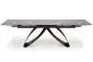 Stół rozkładany HILARIO 180(260)x90 czarny marmur/czarny w loftowym stylu I sklep meblowy MIRAT.
