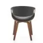 Krzesło K544 czarne/orzech ze sklejki I sklep meblowy MIRAT.