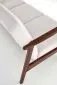 Sofa MILANO 3S jasna beżowa/orzech trzyosobowa do salonu I sklep meblowy MIRAT. styl SKANDYNAWSKI, VINTAGE