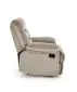 Fotel rozkładany DRAGER VELVET beżowy wypoczynkowy I sklep meblowy MIRAT.