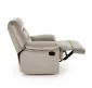 Fotel rozkładany DRAGER VELVET beżowy wypoczynkowy I sklep meblowy MIRAT.