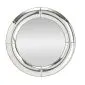 Lustro dekoracyjne MOON 80x80cm srebrne do salonu I sklep meblowy MIRAT. styl GLAMOUR