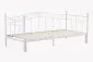 Łóżko metalowe ARIZA 180x200 białe wysuwane młodzieżowe  I sklep meblowy MIRAT.
