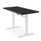 Młodzieżowe biurko B54 120x60cm czarne/białe z regulacją wysokości I sklep meblowy MIRAT.