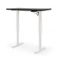 Młodzieżowe biurko B54 120x60cm czarne/białe z regulacją wysokości I sklep meblowy MIRAT.