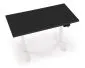 Młodzieżowe biurko B54 120x60cm czarne/białe z regulacją wysokości I sklep meblowy MIRAT.