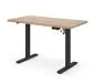 Metalowe biurko B54 120x60cm dąb artisan/czarne z regulacją wysokości I sklep meblowy MIRAT.