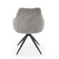 Krzesło tapicerowane K564 szare obracane 360° I sklep meblowy MIRAT.