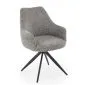 Krzesło tapicerowane K564 szare obracane 360° I sklep meblowy MIRAT.