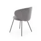 Krzesło tapicerowane K587 VELVET szare zaokrąglone I sklep meblowy MIRAT.
