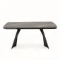 Prostokątny stół rozkładany ARMANI 165(241)x90 czarny marmur/czarny I sklep meblowy MIRAT. styl LOFT